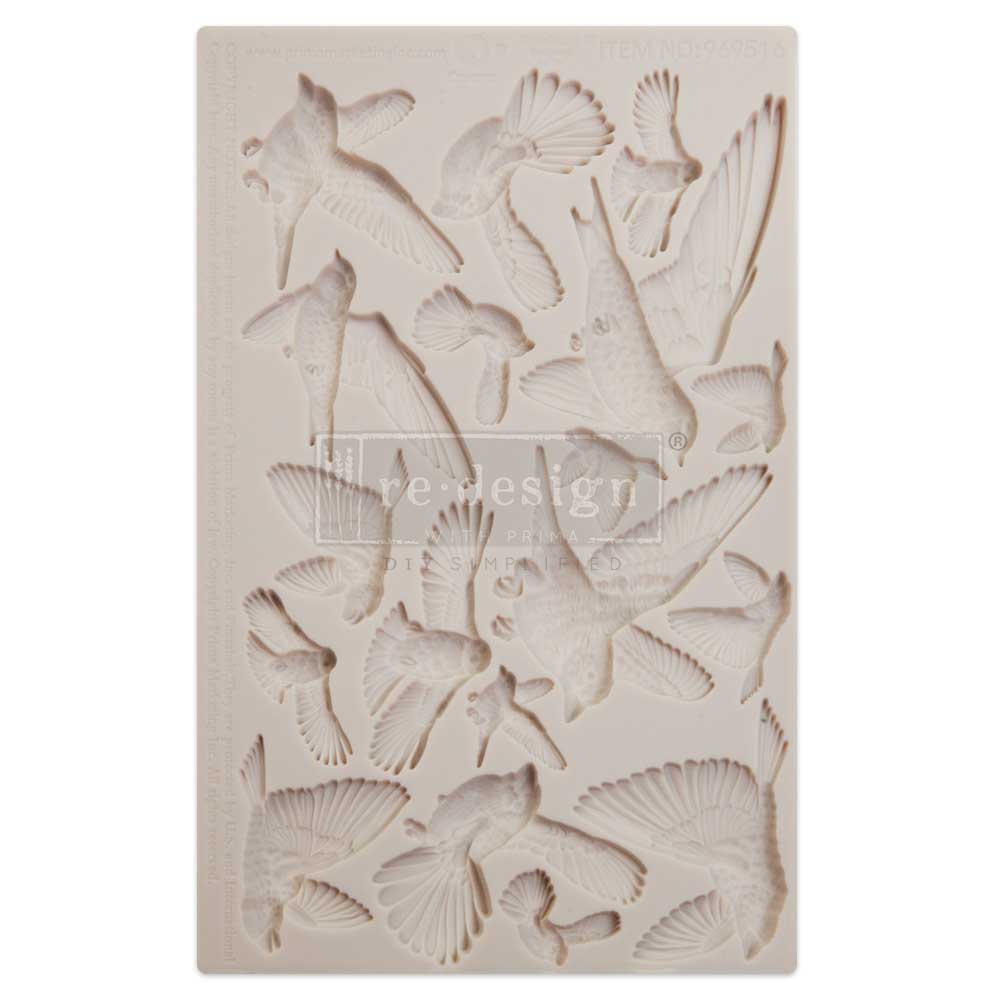 Finnabair Decor Mould - Flocking Birds
