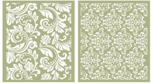 Belles and Whistles Silk Screen Stencils - Filigree