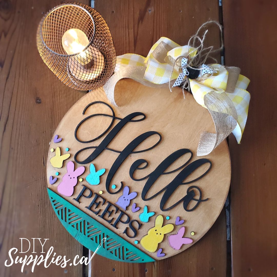 Hello Peeps - Ready to Paint & Glue