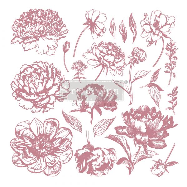 Redesign Clearly-Aligned DÉCOR STAMPS – Linear Floral