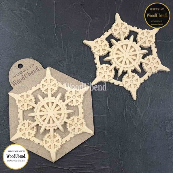 Pack of Two Applique Nautical Steampunk WUB6113 15.5×15.5×1 cms SKU