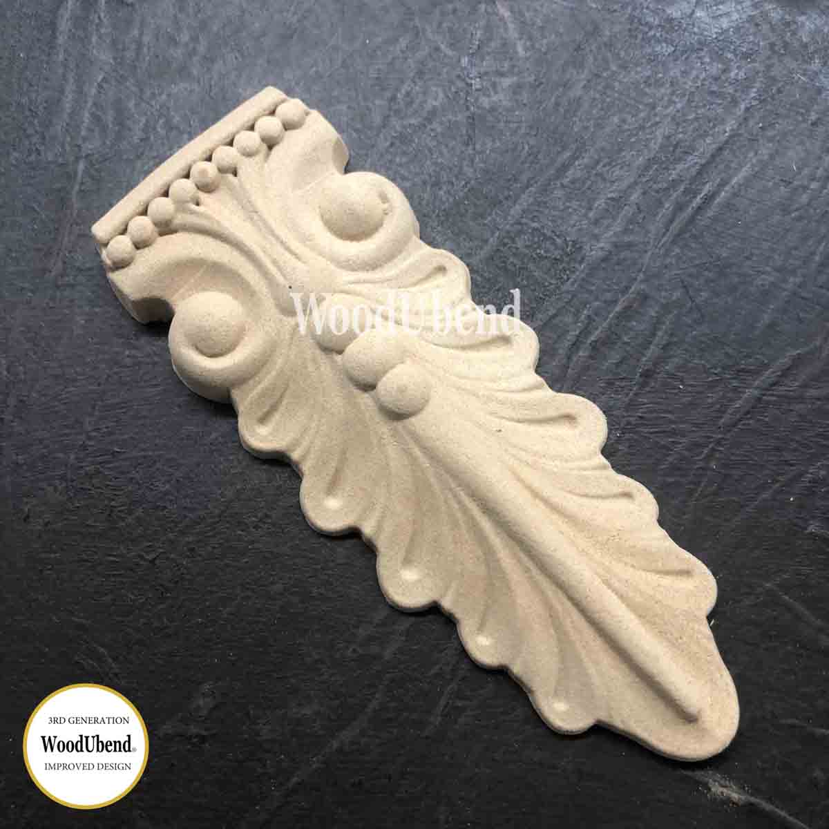 Pack of Two Corbel Leaves WUBX1006 13x5cm SKU