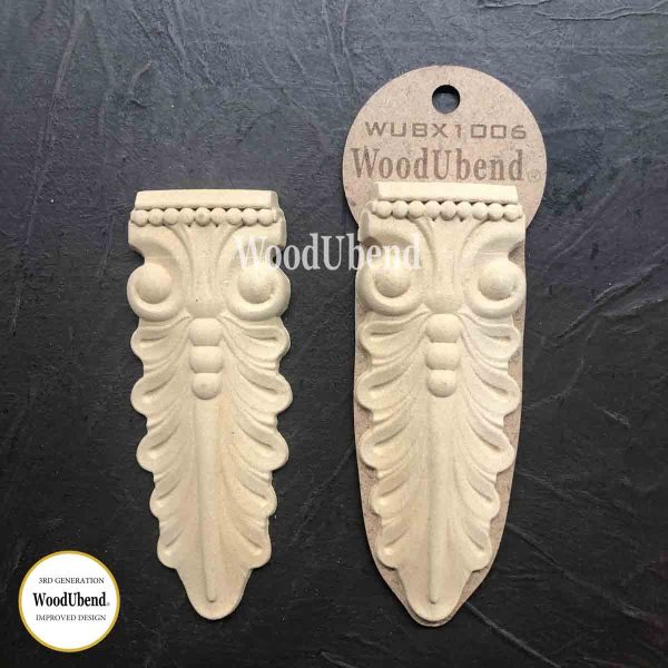 Pack of Two Corbel Leaves WUBX1006 13x5cm SKU