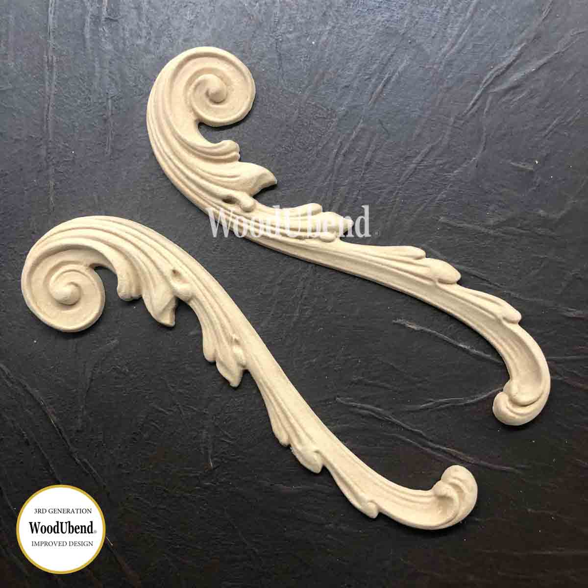 Set of Decorative Scrolls WUB1723 19.5×5.5cm SKU