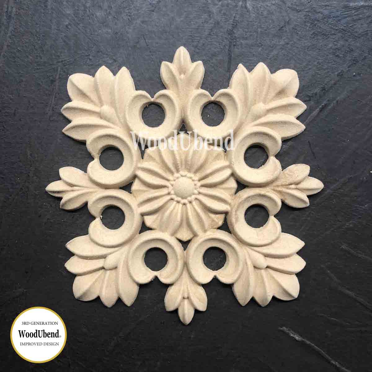 Pack of Two Floral Squares WUB2130 11.5×11.5cm SKU