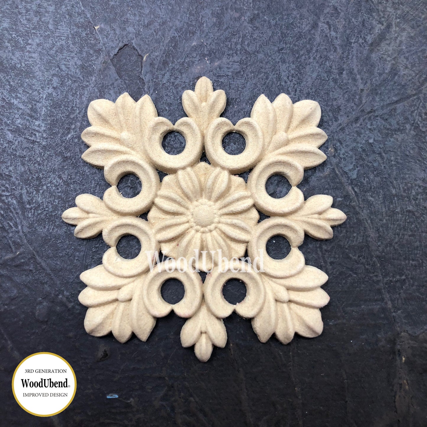 Pack of Two Floral Squares WUB2427 7.5 x 7.5cm SKU