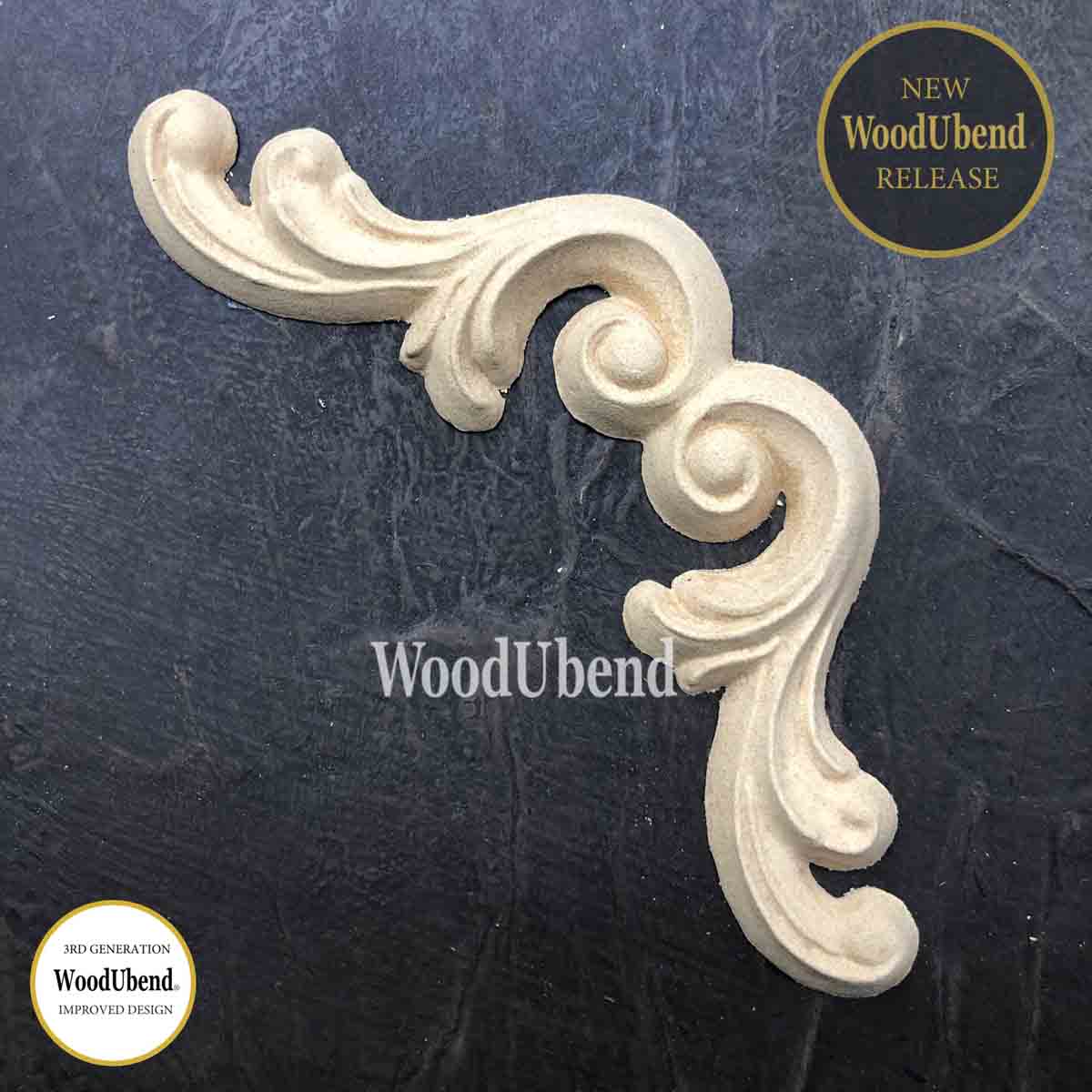Pack of Two Joined Scrolls WUB6008 5×13.5cm SKU