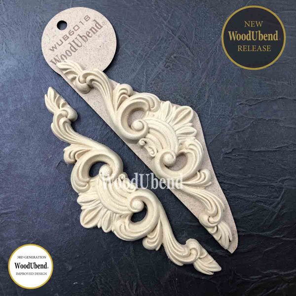 Pack of Two Pediments WUB6018 6x20cm SKU