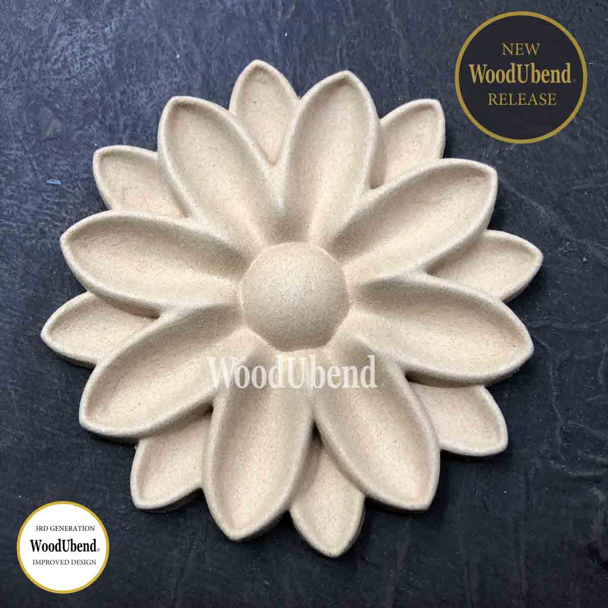 Pack of Two Rounded Flower Centrepieces WUB6098 10.1×10.1cm SKU