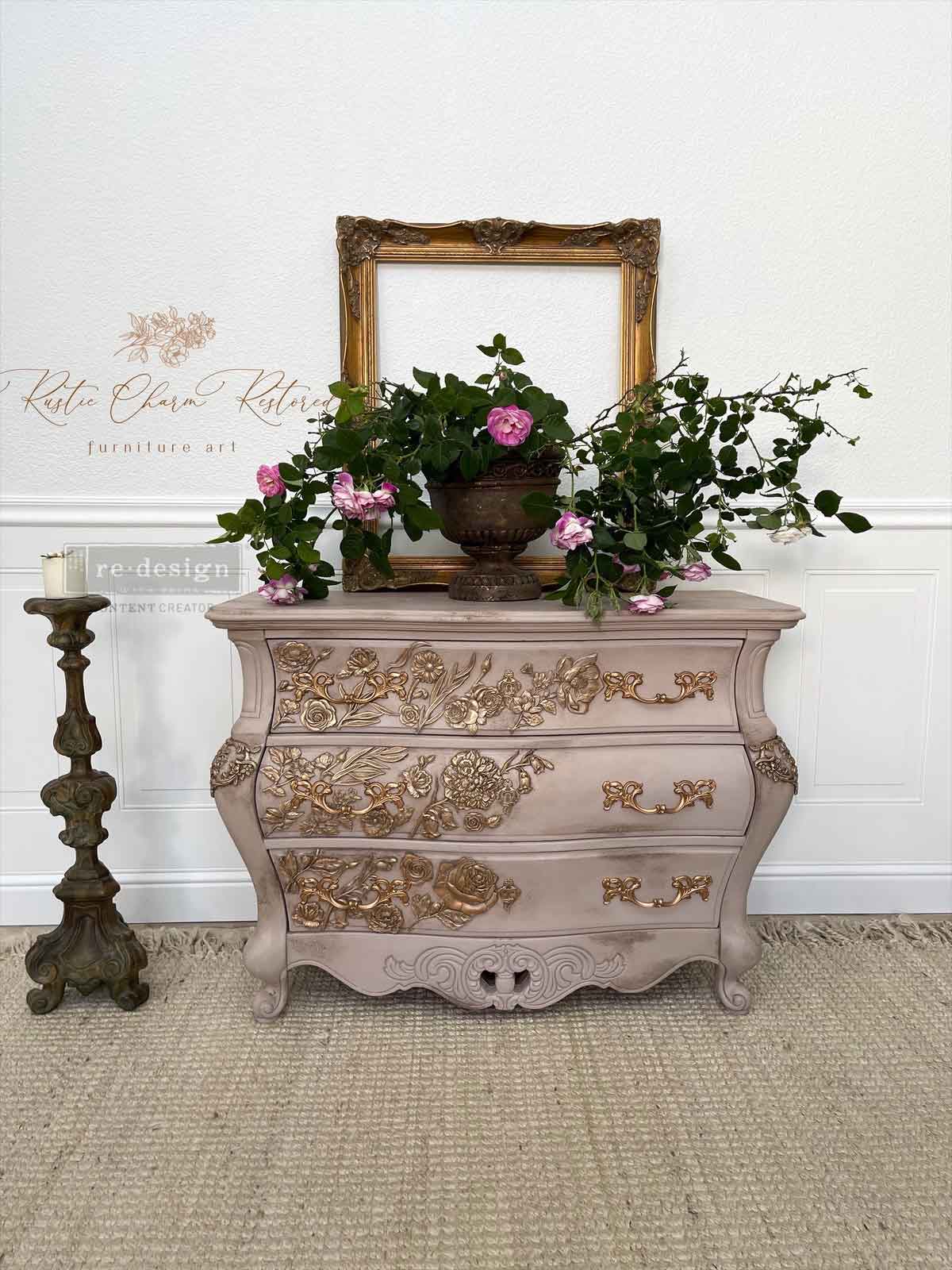 Re Design Decor Mould - Peony Suede