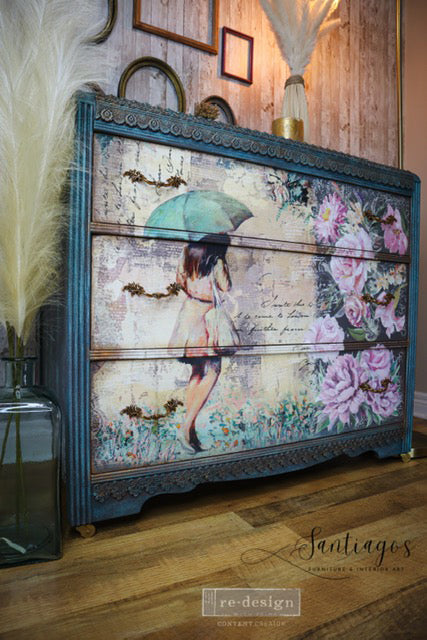 ReDesign A1 Decoupage Decor Fiber - Rainy Afternoon