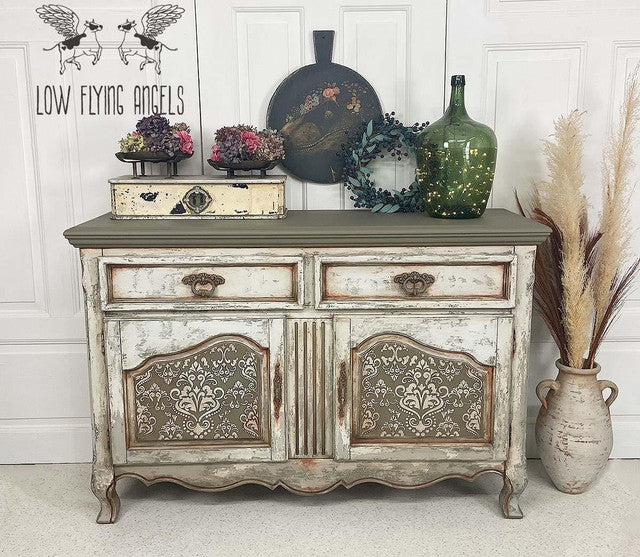 Dixie Belle Belles and Whistles Mylar Stencil - Victorian Damask