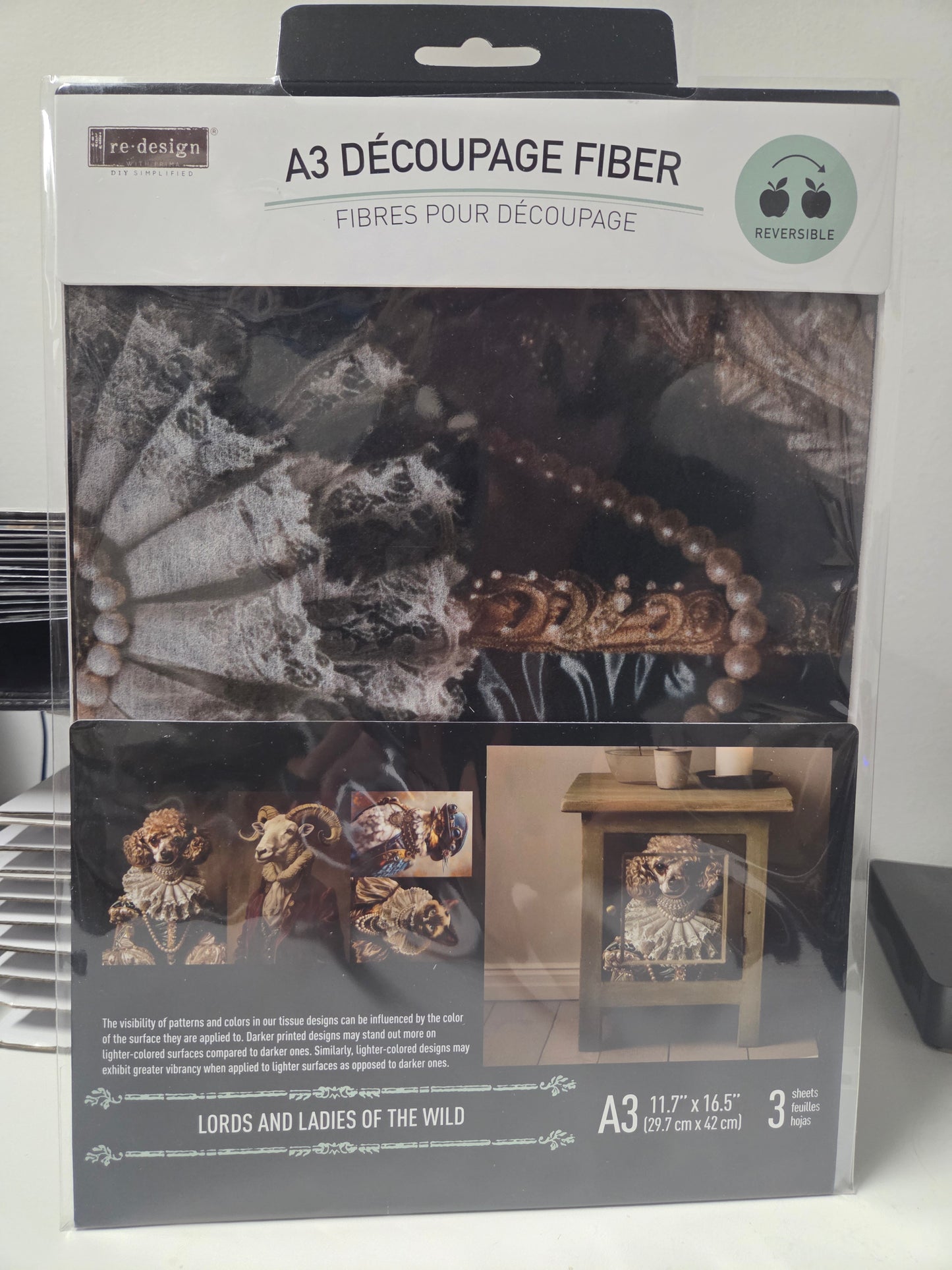 ReDesign A3 Decoupage Decor Fiber - Lords and Ladies of the Wild