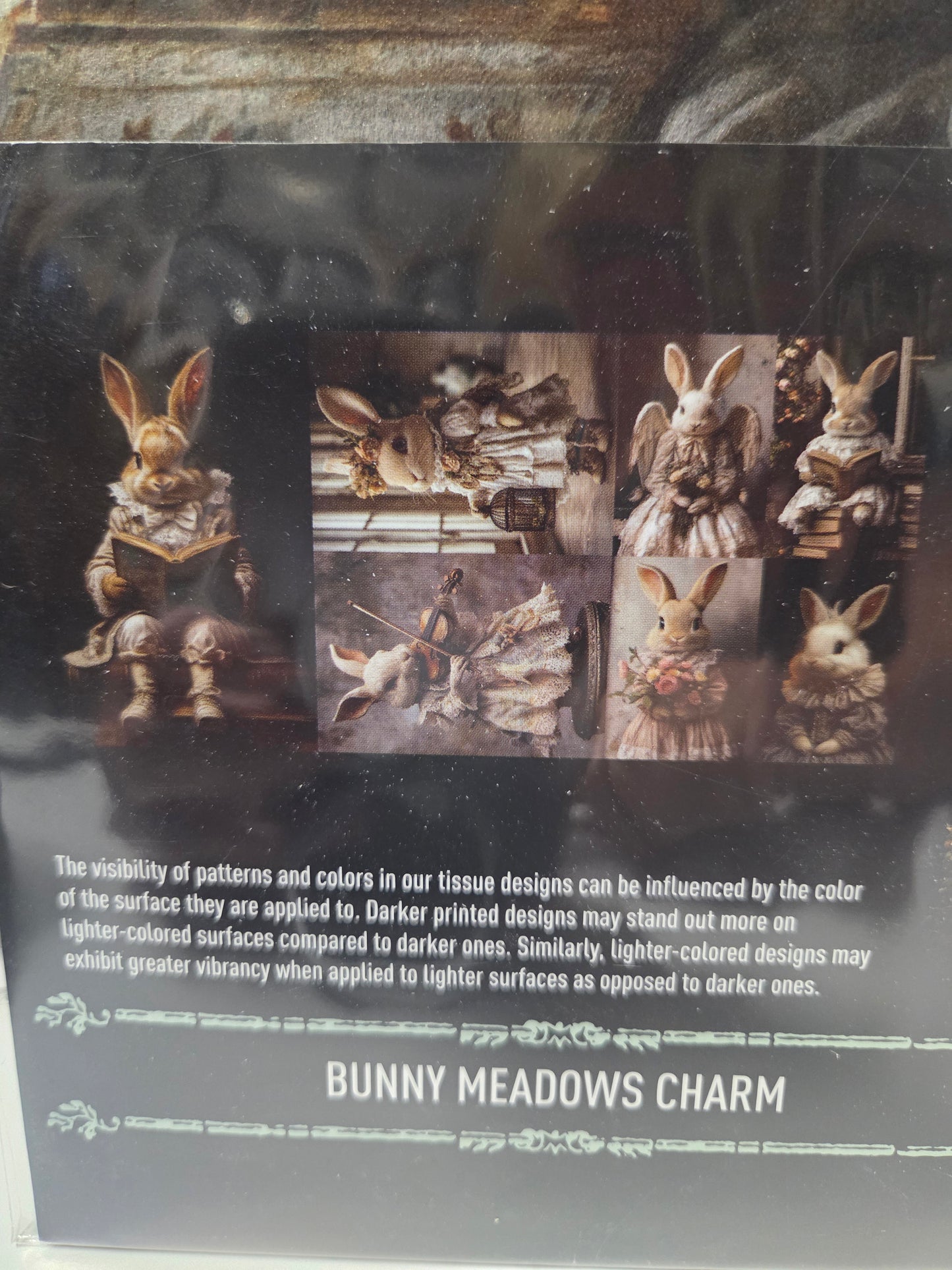 ReDesign A3 Decoupage Decor Fiber - Bunny Meadows Charm