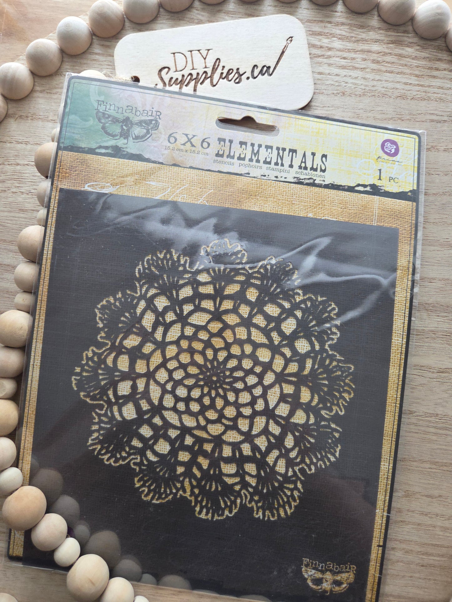 Finnabair Stencil - 6" x 6" Stencil Elementals