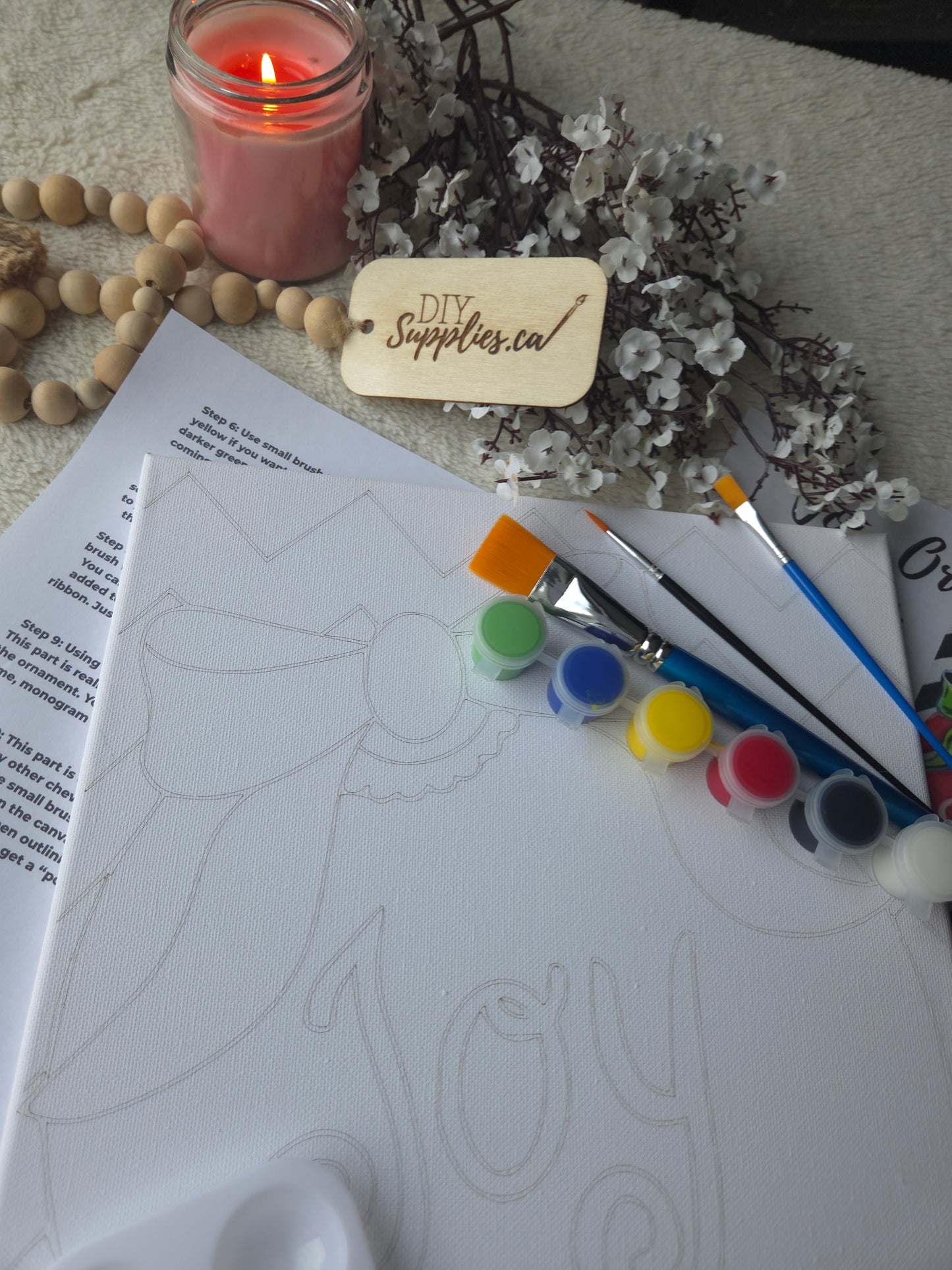 "Arty Party" Canvas Painting Kit - Christmas Joy