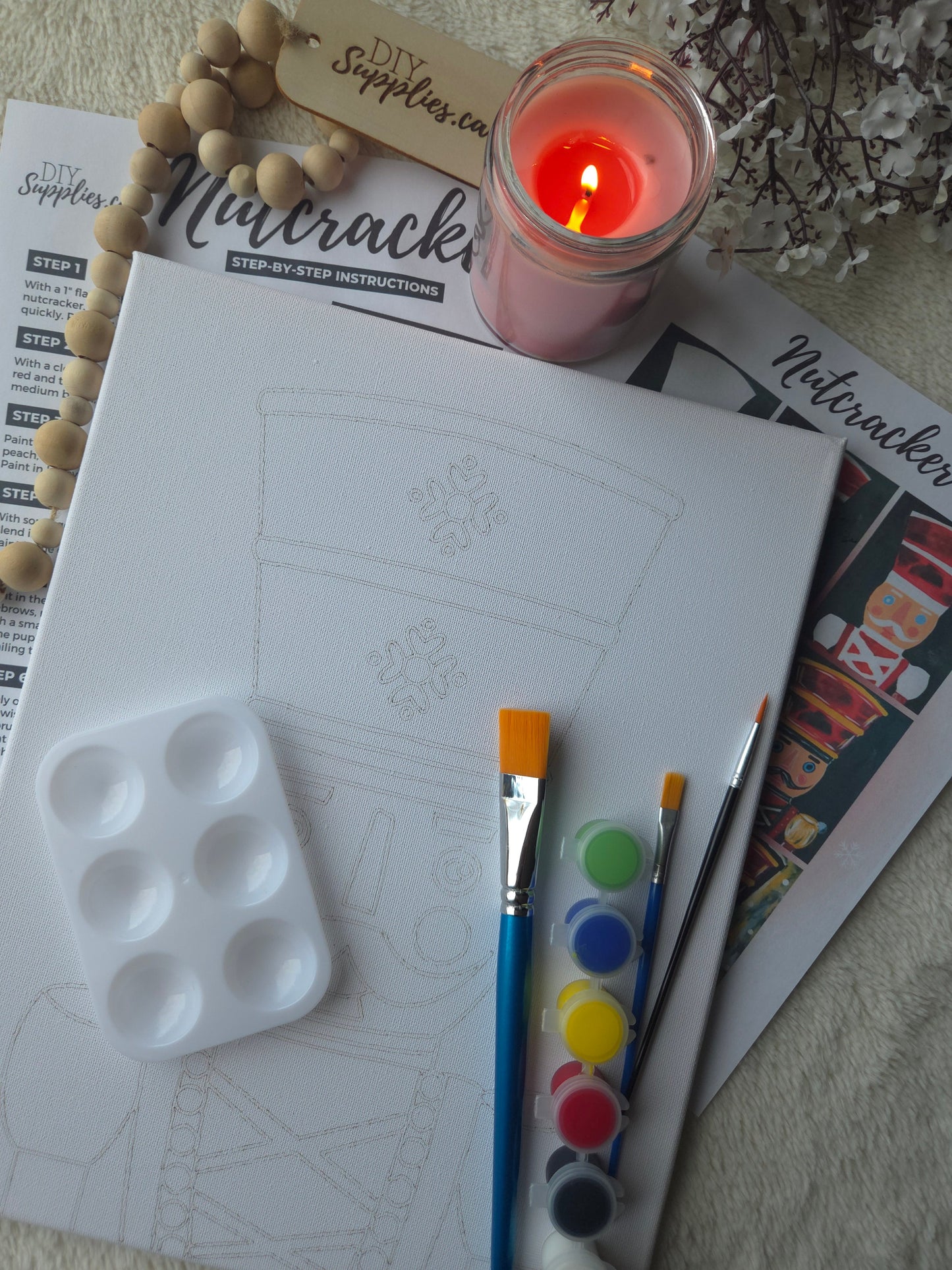 "Arty Party" Canvas Painting Kit - Nutcracker