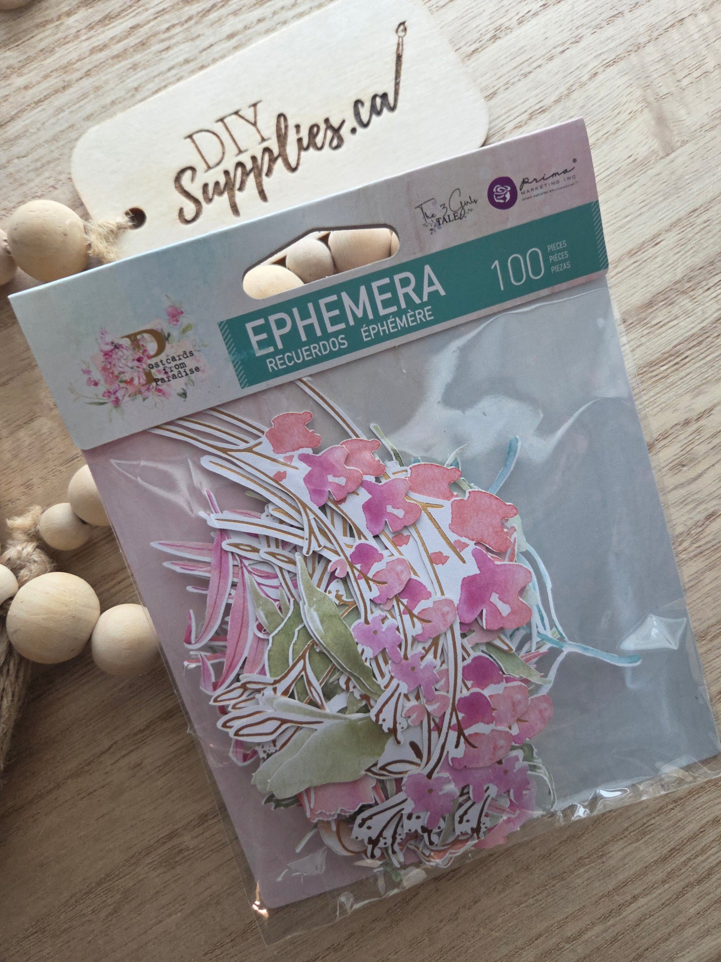 Prima Ephemea - 100 Pieces Postcards from Paridise