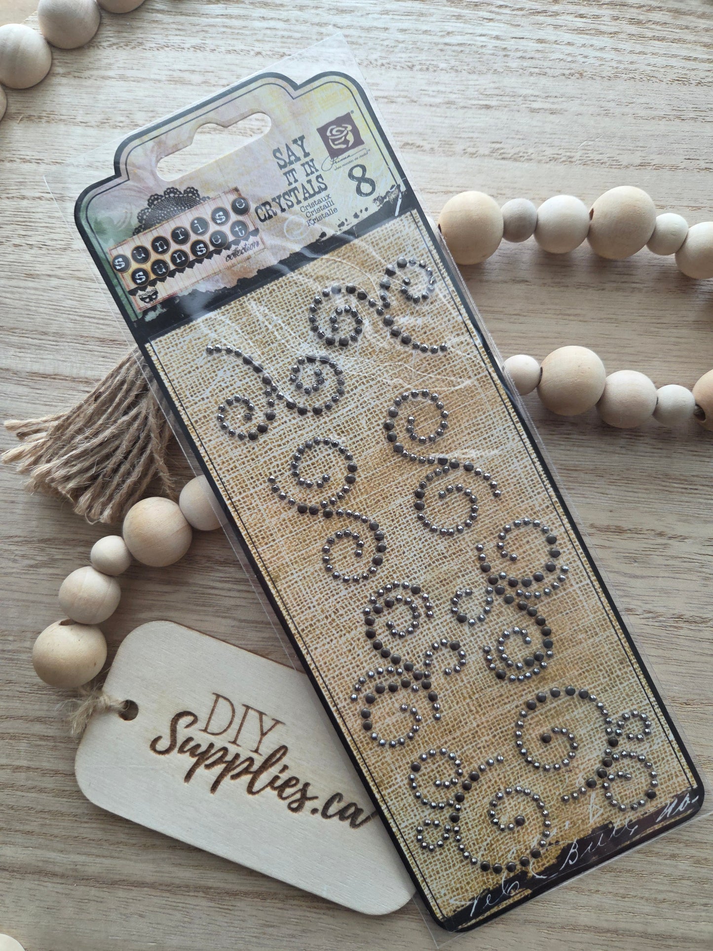 Prima 8 Piece Say it in Crystals Sunrise Sunset