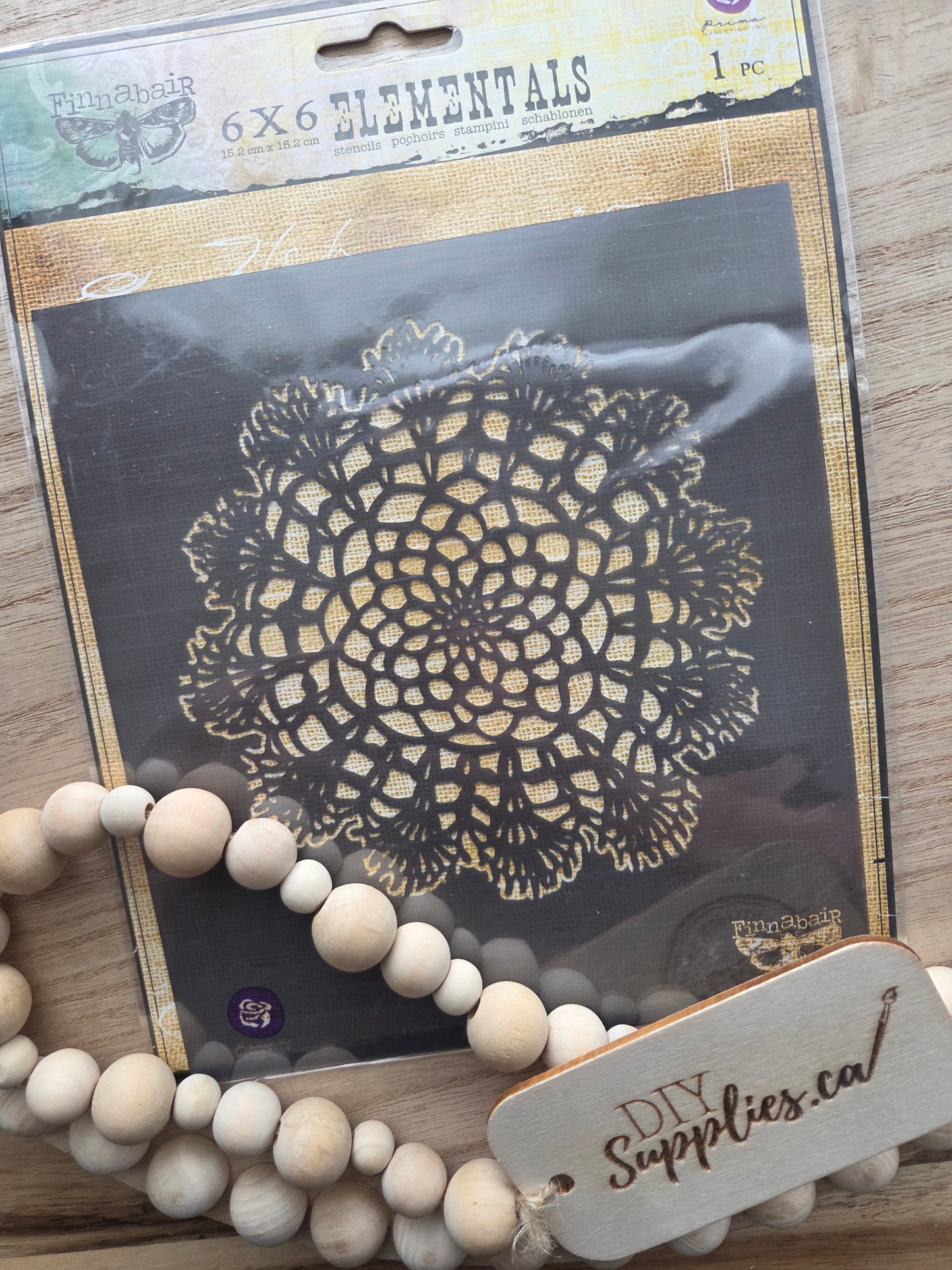 Finnabair Stencil - 6" x 6" Stencil Elementals