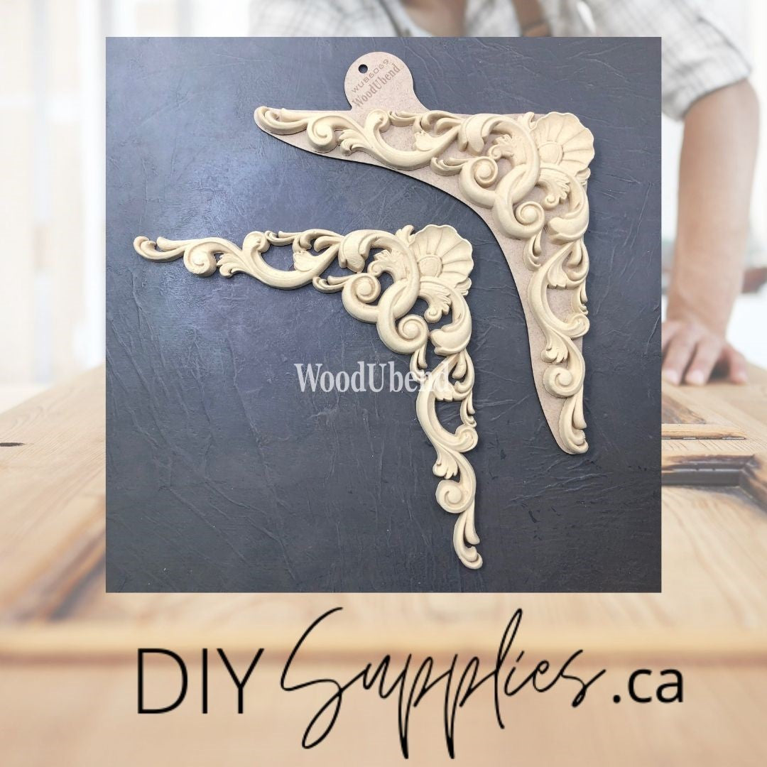 Pack of Two Decorative Pediments WUB6069