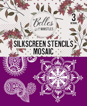 Belles and Whistles Silk Screen Stencils - Mosaic