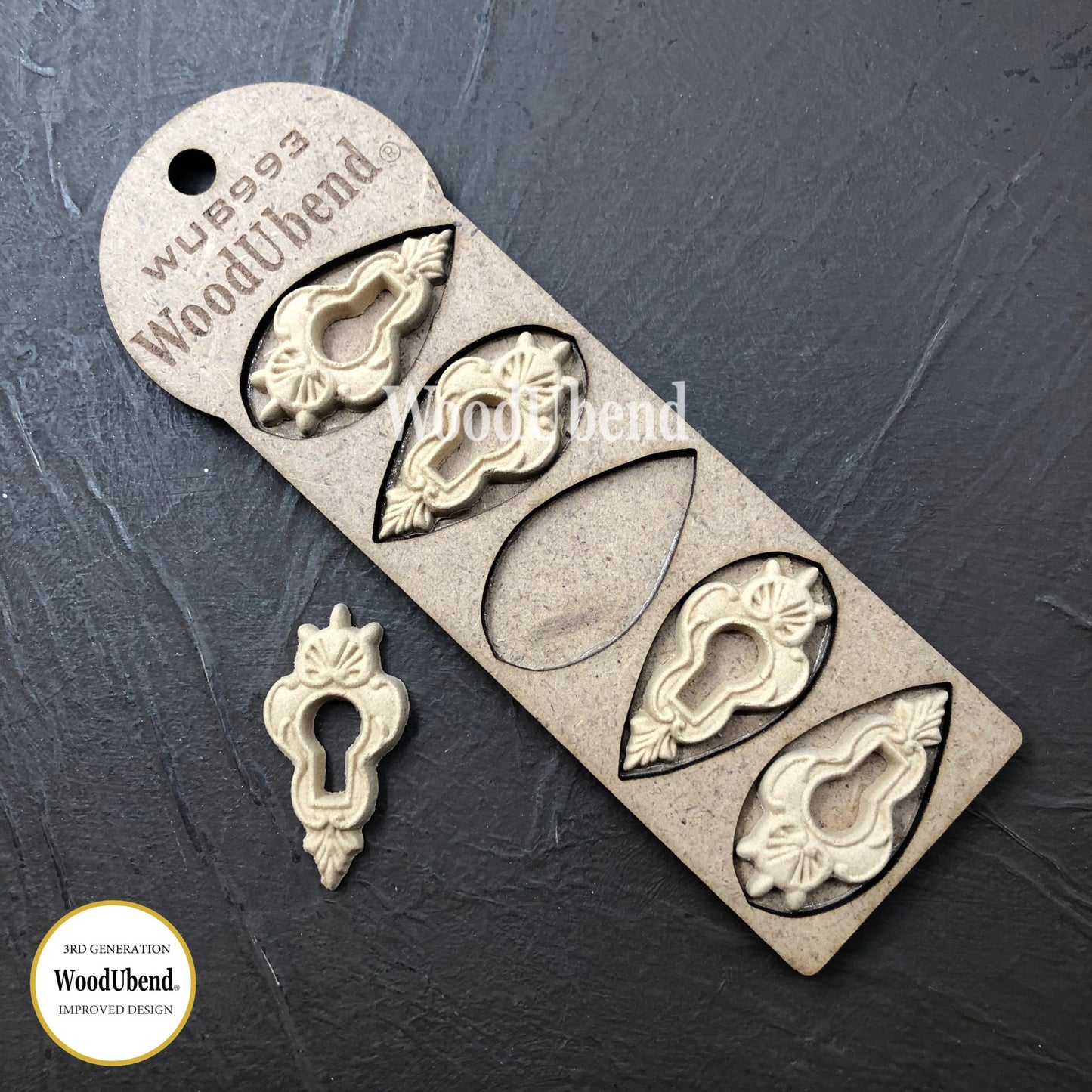 Pack of Five Keyholes WUB0993