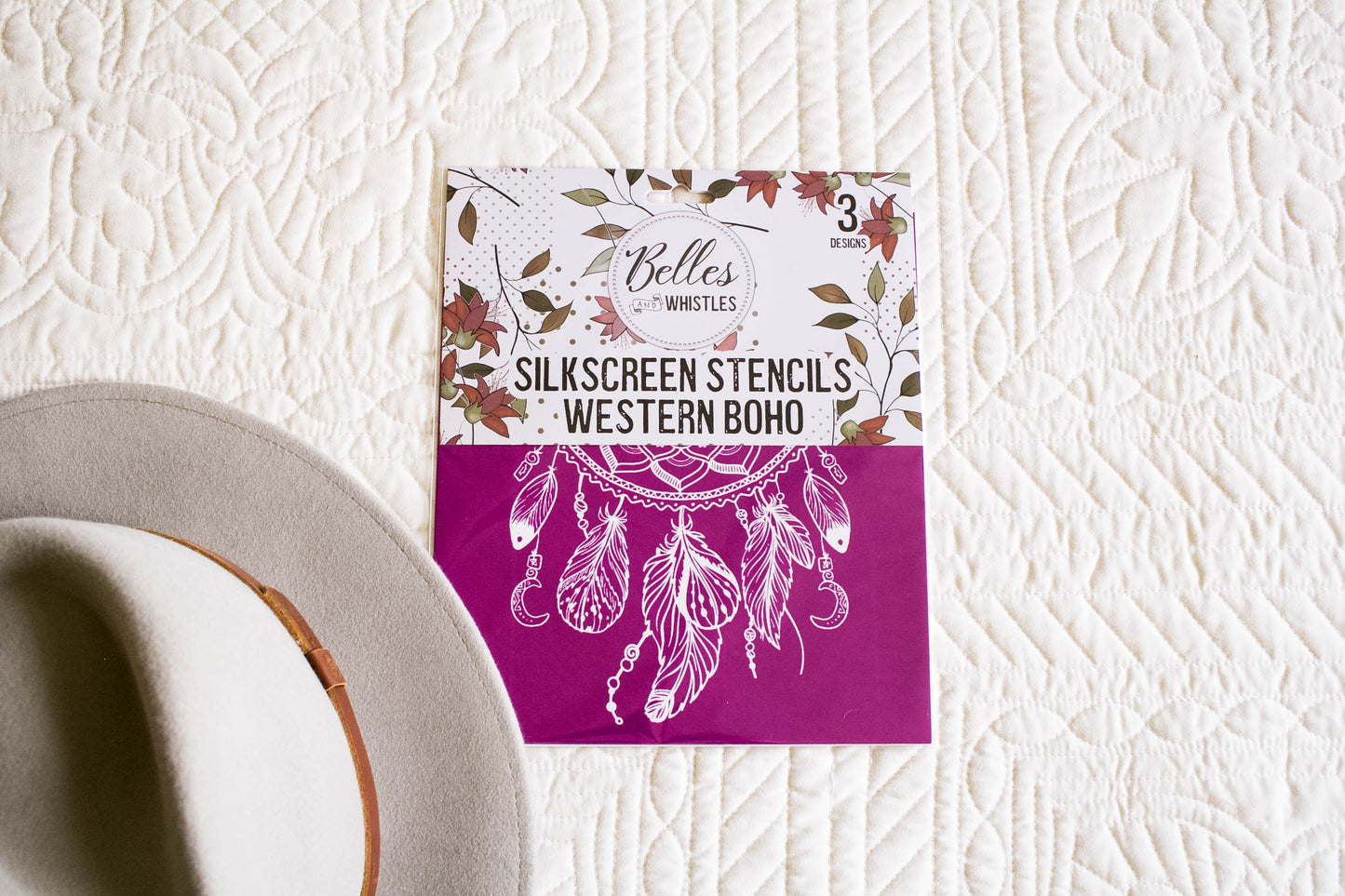 Belles and Whistles Silk Screen Stencils - Western Boho