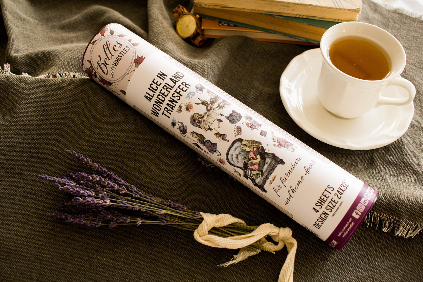 Belles and Whistles Transfers - Alice in Wonderland