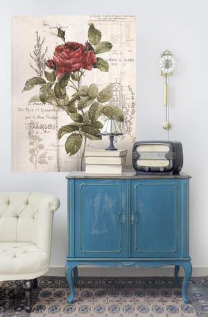 Redesign Decor Transfer - Botainical Rose