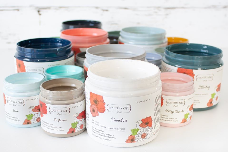 Country Chic Chalk Style All-in-One Paints Pint Size