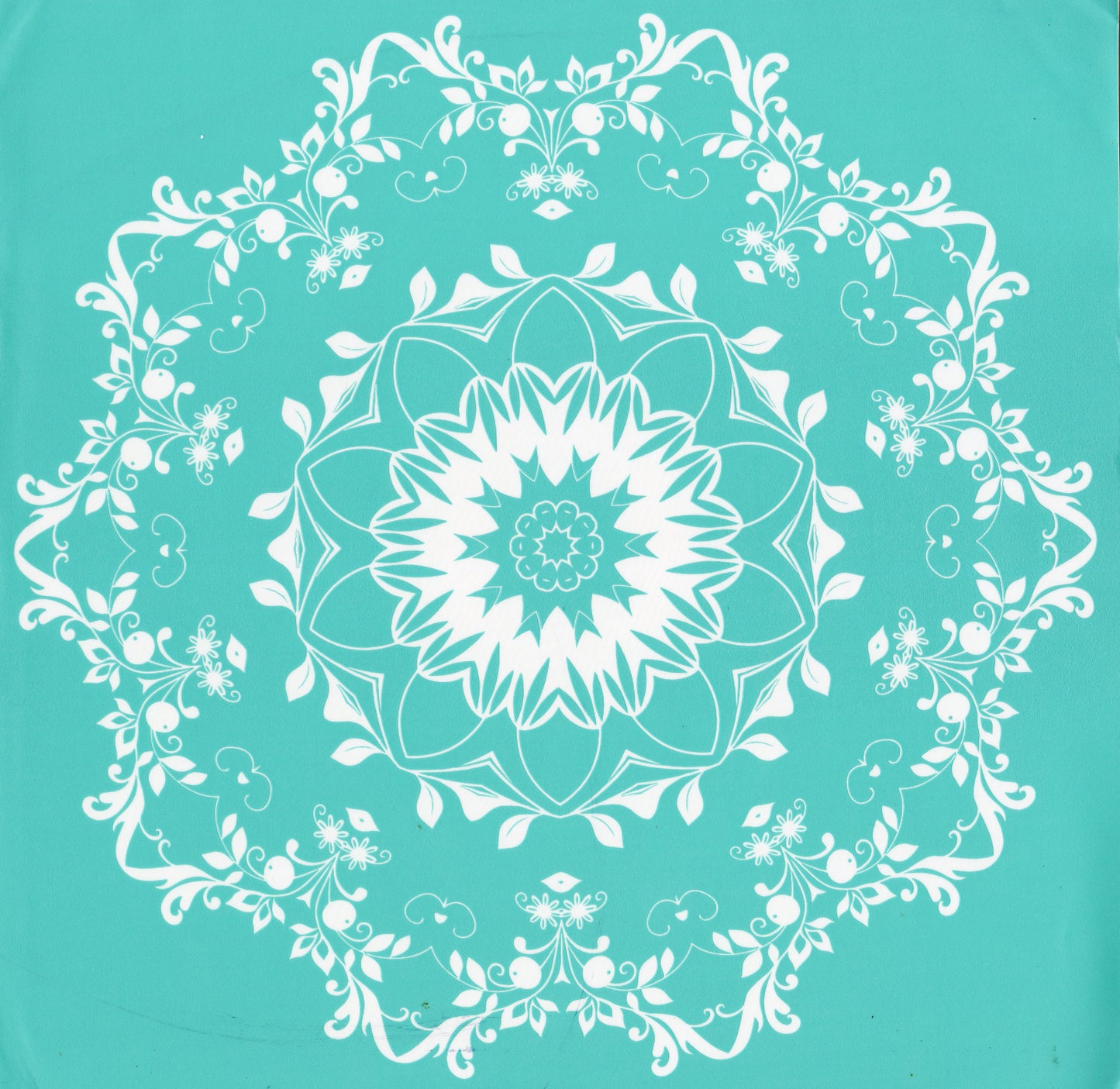Adhesive Silk Screen Stencil - Cherries & Lace