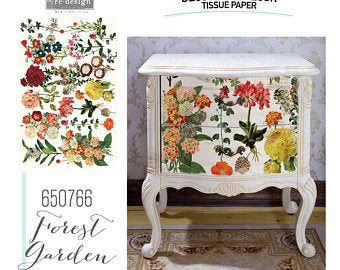 Prima Redesign Decoupage Decor Tissue Paper - Forest Garden
