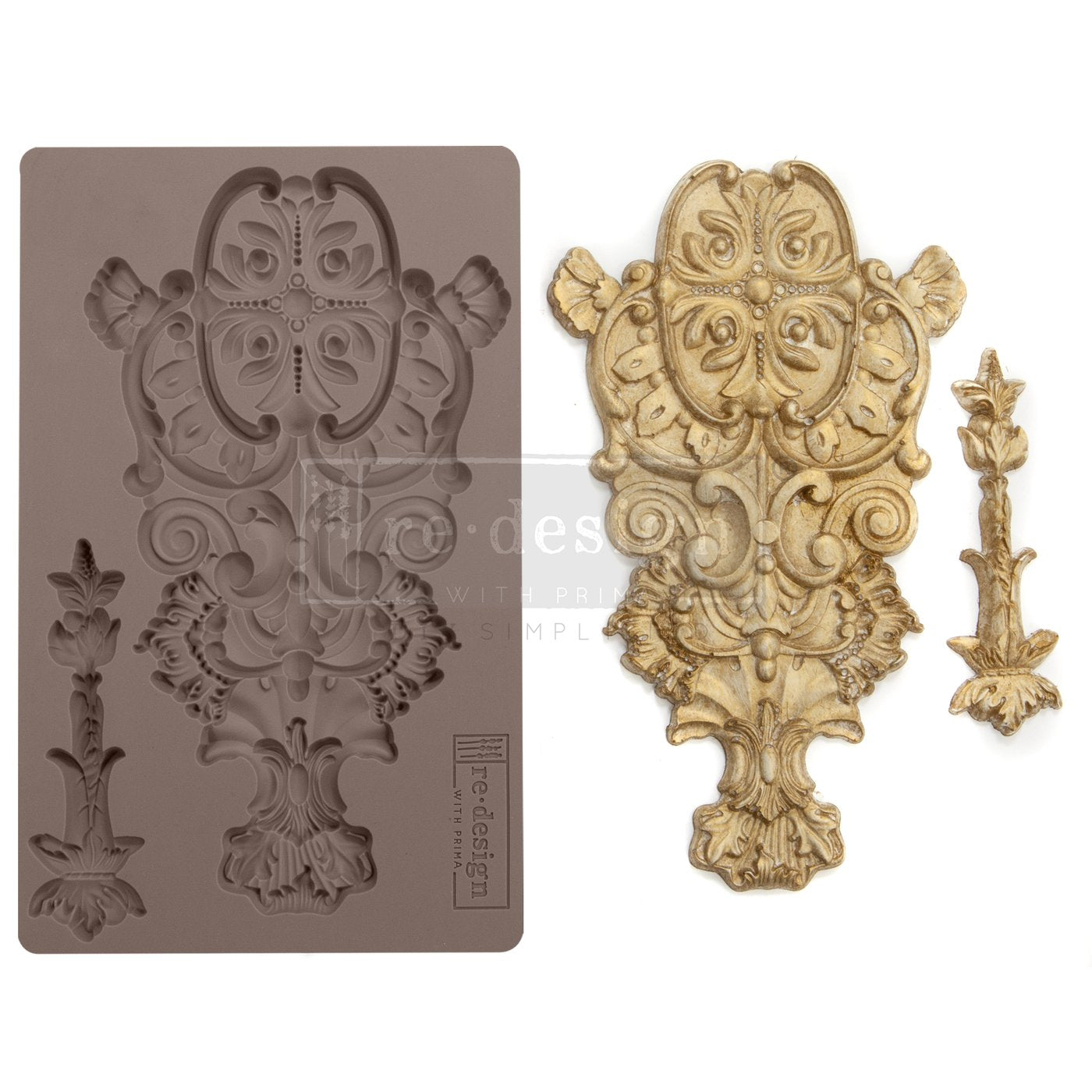 Re Design Decor Mould Golden Emblem