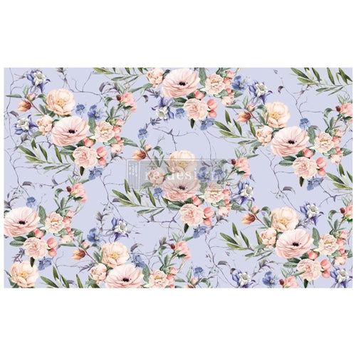 Prima Redesign Decoupage Decor Tissue Paper - Lavender Fleur