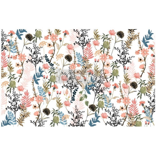 Prima Redesign Decoupage Decor Tissue Paper - Pretty Meadows