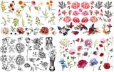 Belles and Whistles Transfers - Vintage Floral Transfer