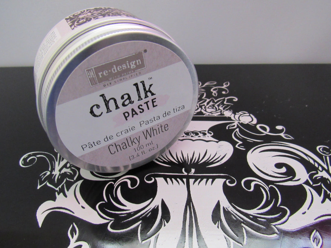 Chalk Paste ANTIQUE SAGE Re-design With Prima for Stenciling Silk Screening  and More 