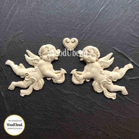 Pack of Two Angel Set - WUB1186 8x10cm