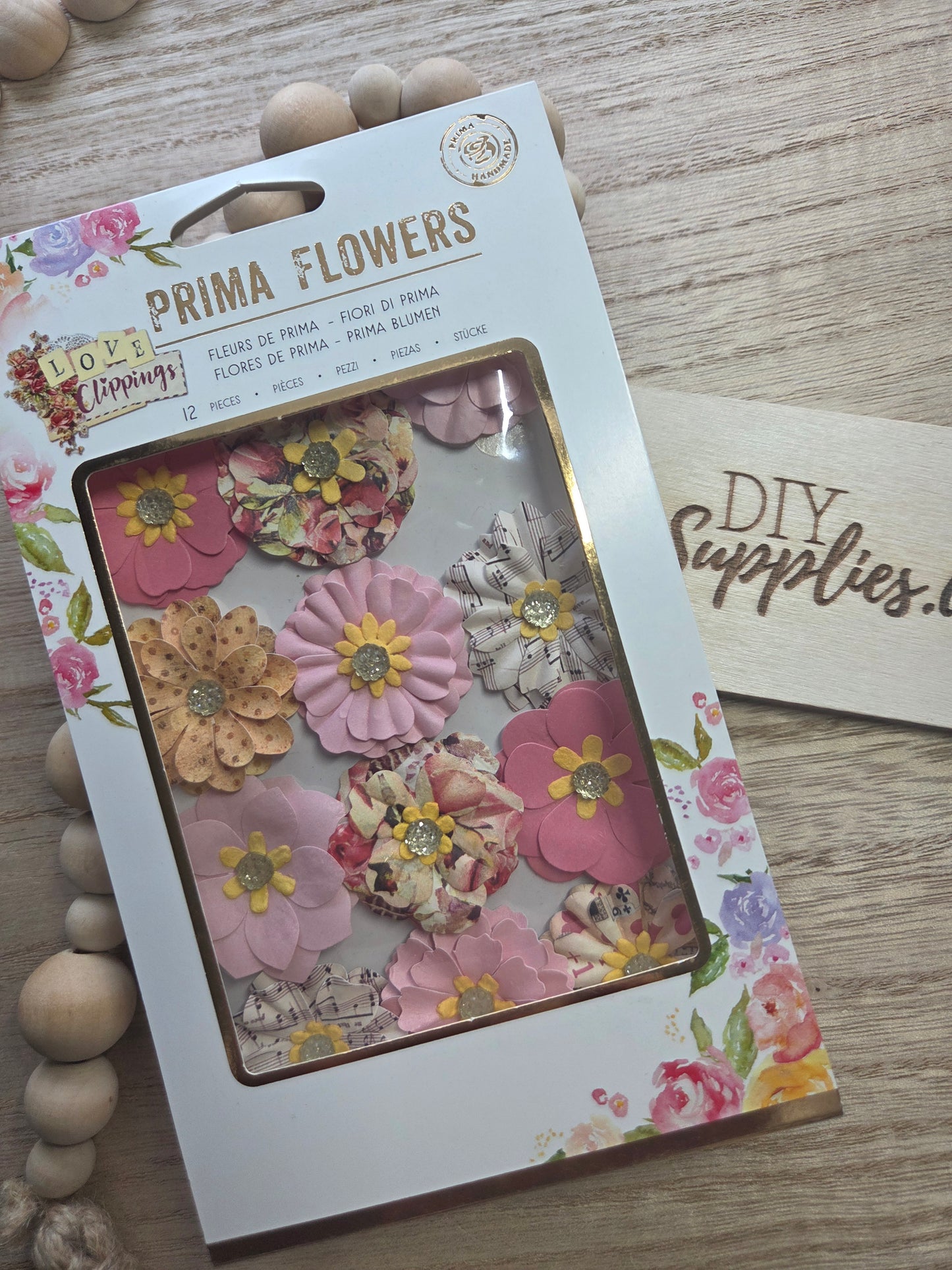 Prima Flowers - Love Clippings