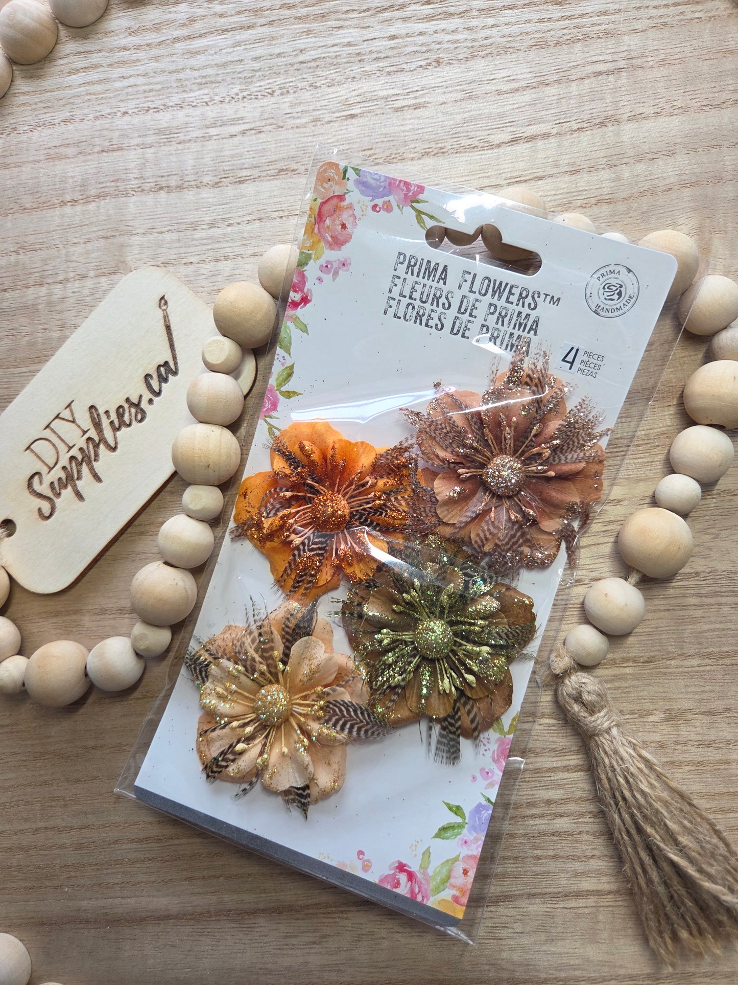 Prima Flowers - 4 Piece Bronze Shimmer