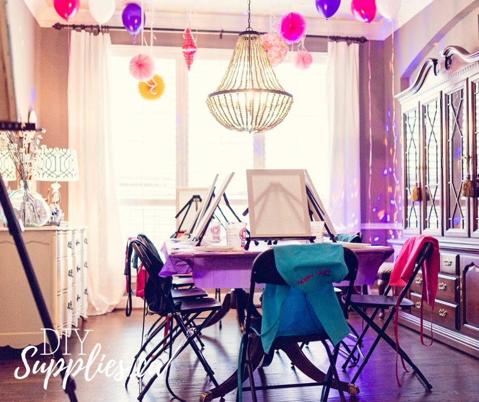 "Arty Party" Canvas Painting Kit - Lovely Vase