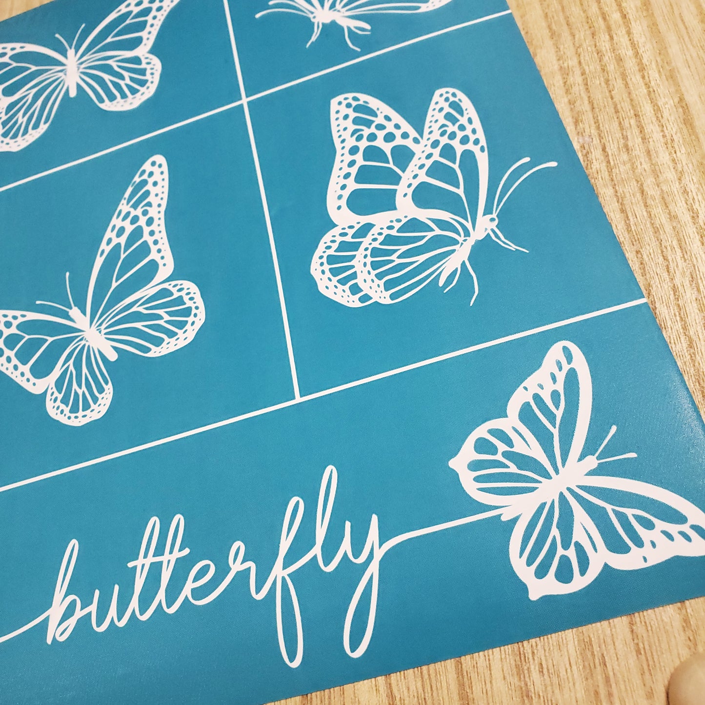 Adhesive Silk Screen Stencil - Butterflies