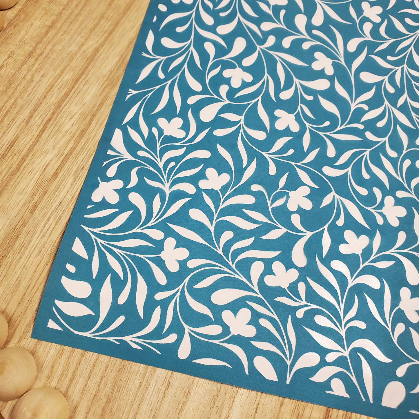 Adhesive Silk Screen Stencil - Lucky Clover Fields