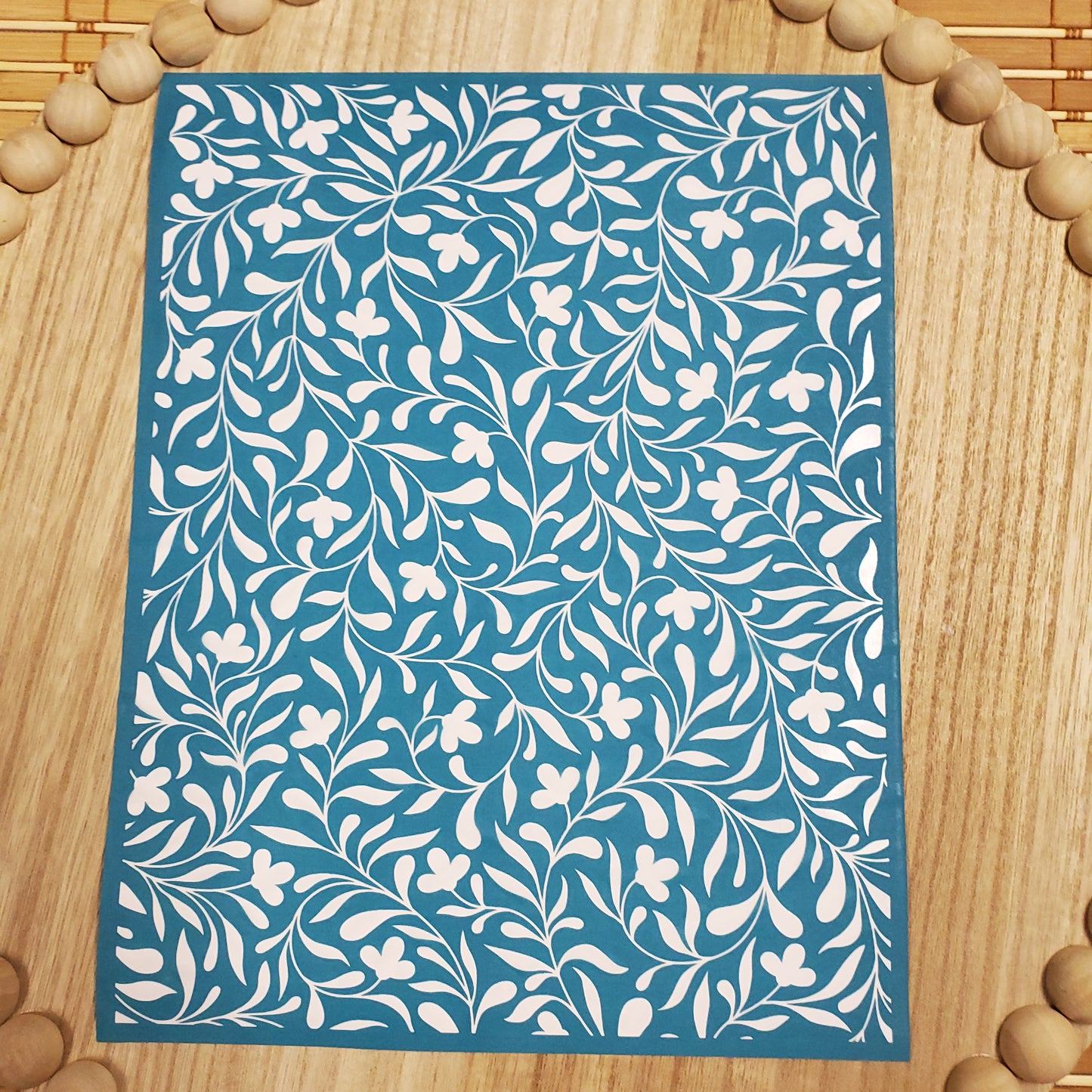 Adhesive Silk Screen Stencil - Lucky Clover Fields