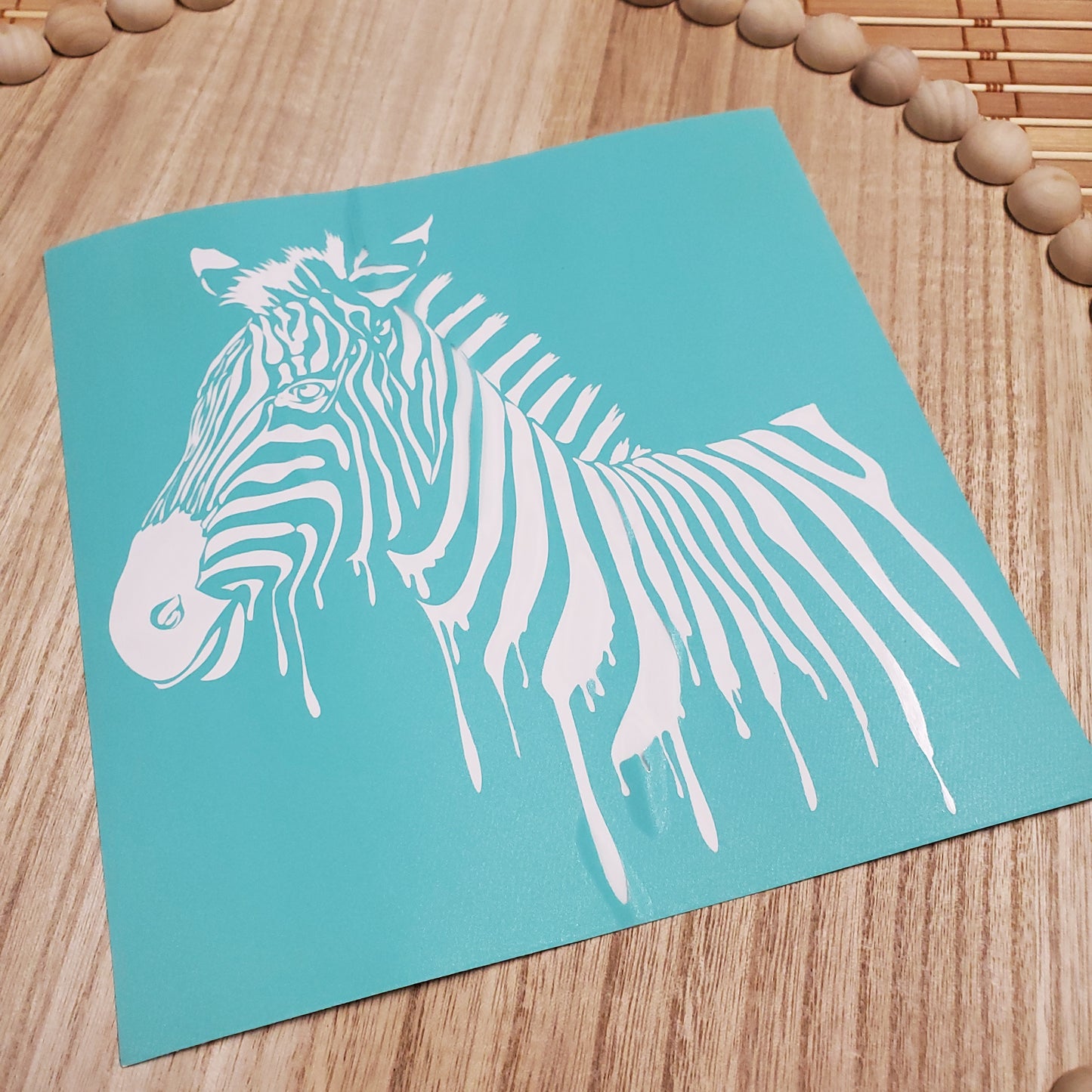 Adhesive Silk Screen Stencil - Zebra