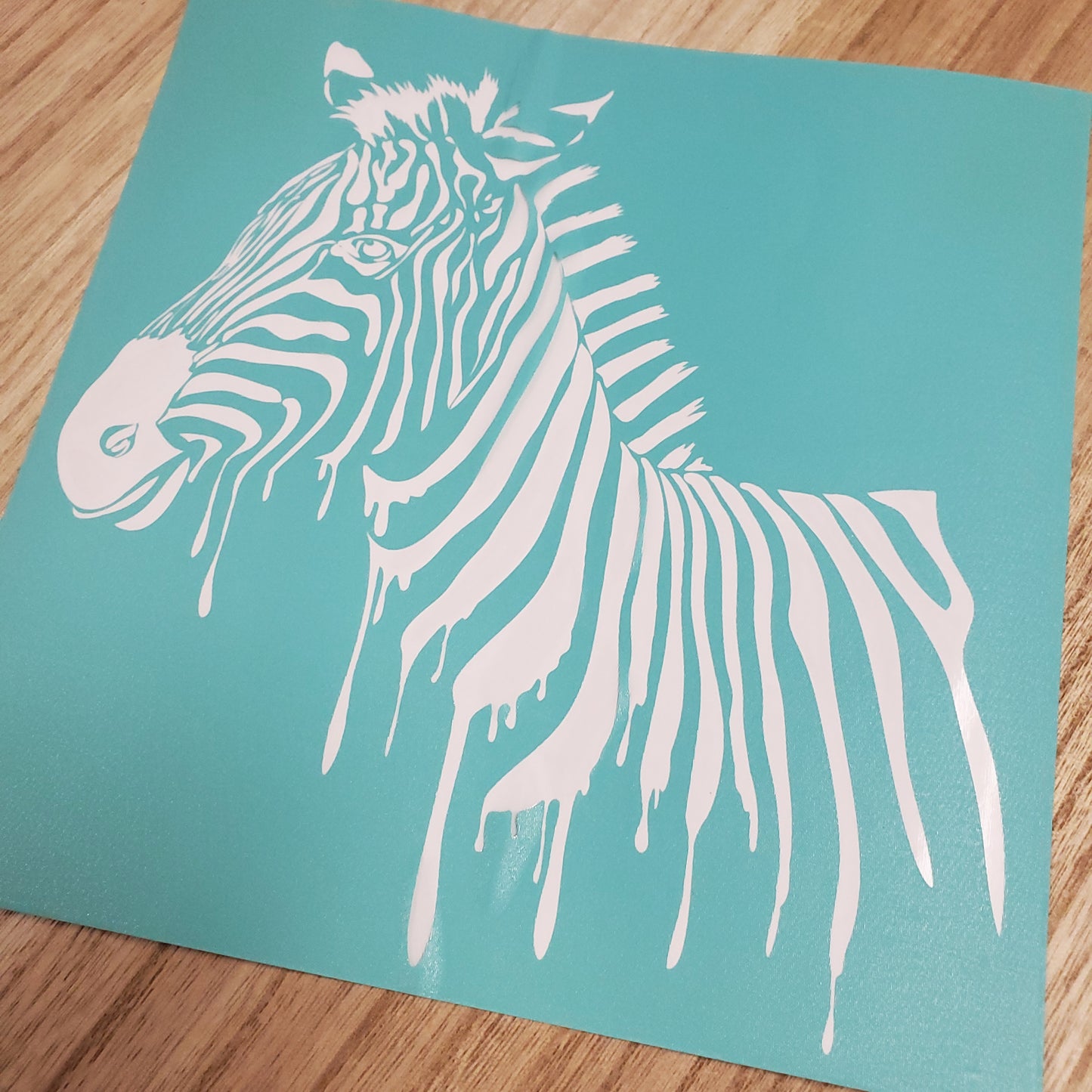 Adhesive Silk Screen Stencil - Zebra