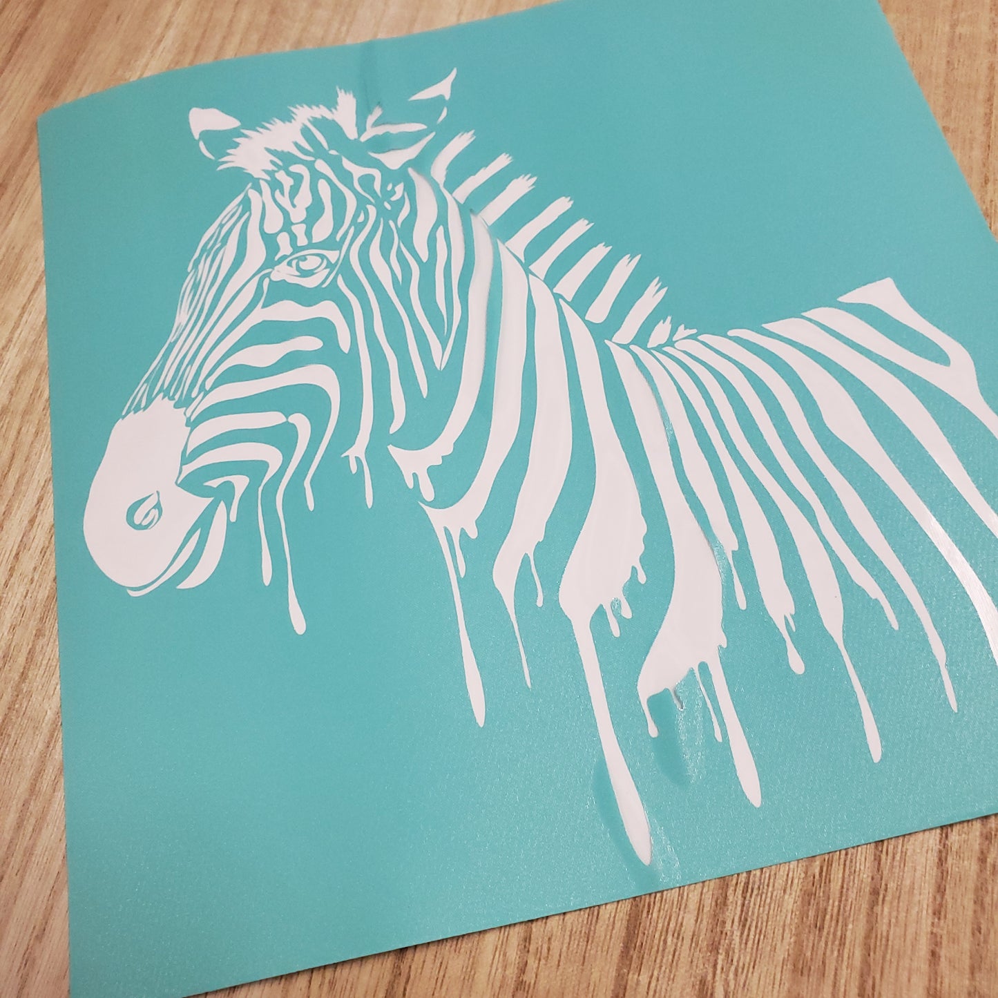 Adhesive Silk Screen Stencil - Zebra