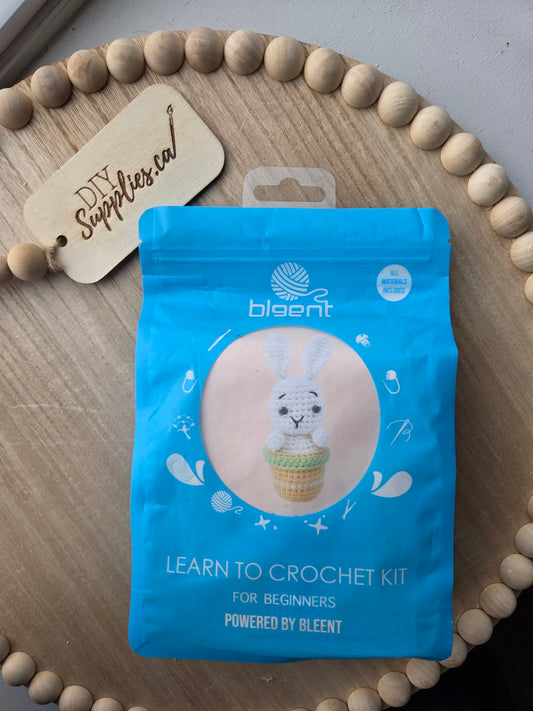 Learn to Crochet Kit - Bunny in a Pot