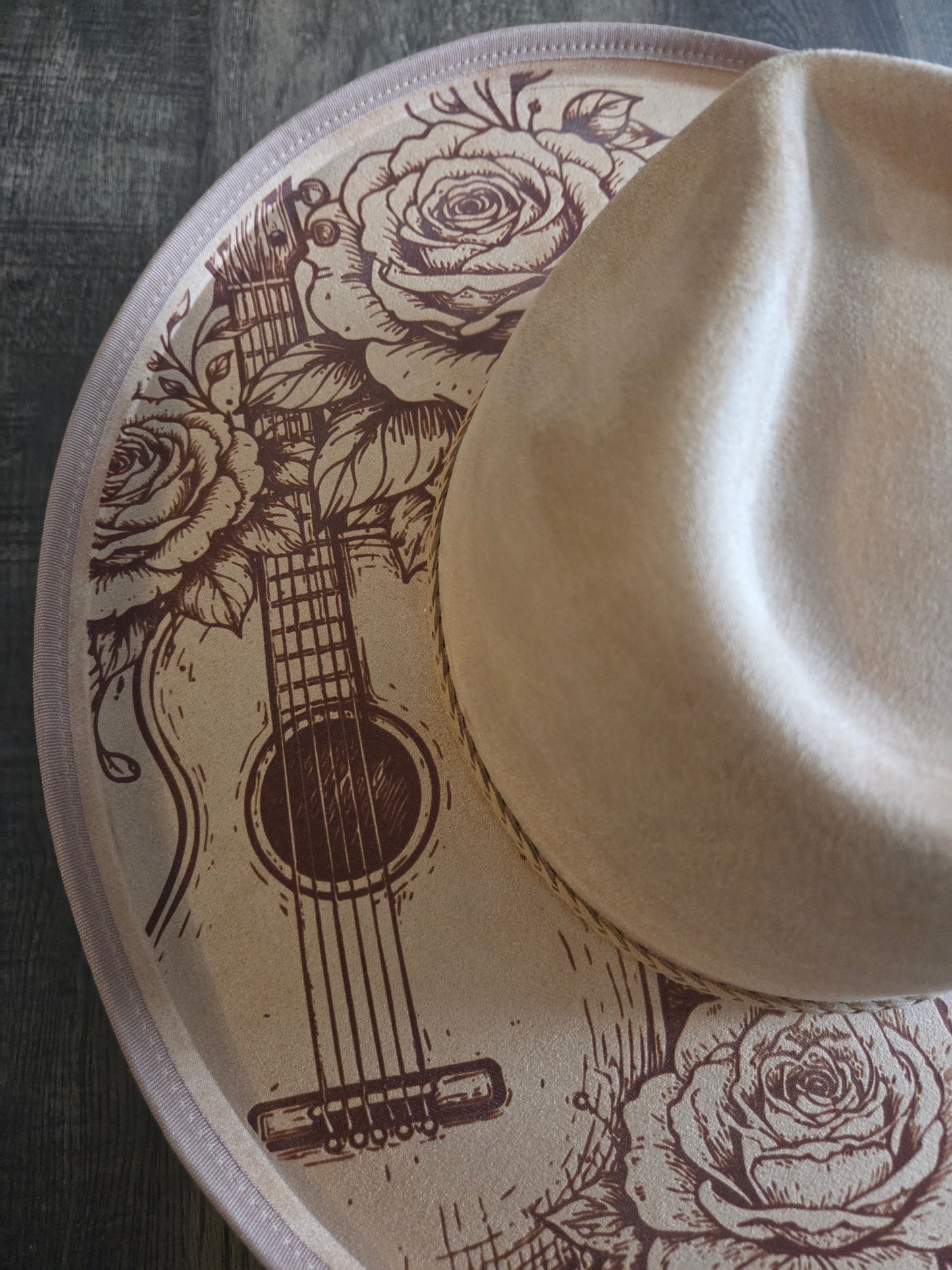 Just a Small Town Girl - Burnt & Brushed Art Hat